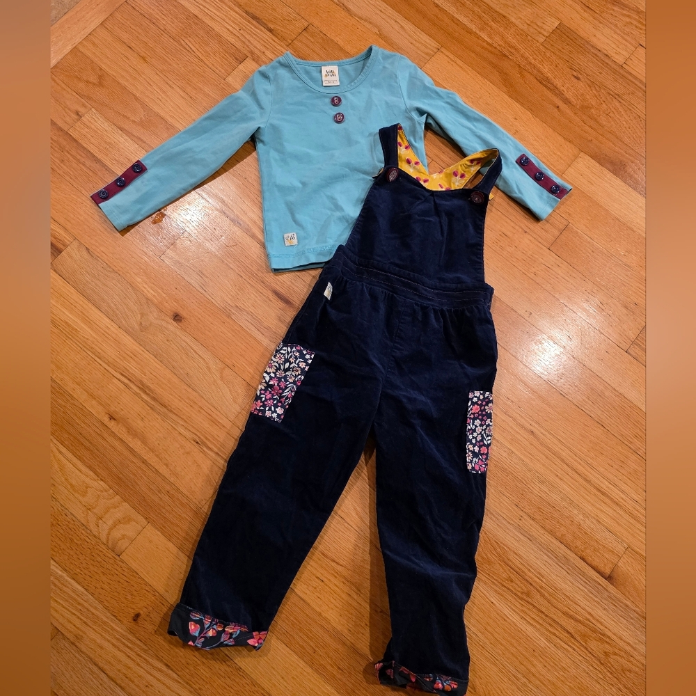 Wild Flowers Overall Outfit